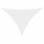 VidaXL Voile de parasol tissu oxford triangulaire 5x6x6 m blanc Modèle Terrasse Psi - blanc 135291