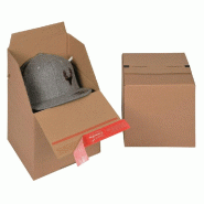 Boîte d'expédition antiforçage fond auto Eurobox S 194x194x187mm