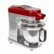 Bourgeat Batteur inox mélangeur 5 Litres, rouge, 550 W, 220 V - MONO - 3334492106559
