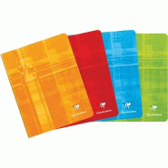 Clairefontaine Lot de 10 Carnet Metric A5+, 120p./60 feuilles 90 g/m² piquées, quadrillé 5x5 + marge - multicolore 392C