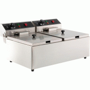 Friteuse posable électrique 2x6 l 7455.1008 COMBISTEEL