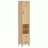 Helloshop26 - Buffet bahut commode armoire meuble de rangement organisateur cuisine salle de séjour salon haut sonoma 34,5 x 34 x 02_0033983 - 300021_0