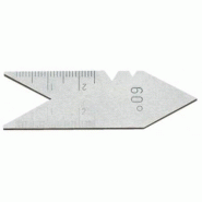 Outifrance Calibre de filetage acier 60° - 3223430003176_0