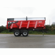 Remorque monocoque 16 tonnes