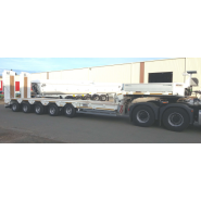 Semi-remorque 5 essieux porte engins - Type SR5 PE 65 - PTC 82T5 Semi-remorque 5 essieux porte engins - Type SR5 PE 65 - PTC 82T5