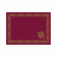 Set de table papier bordeaux Pérsico 31x43cm - par 2000