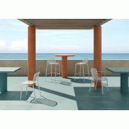 Lot de 4 Tabourets de bar - Capri