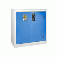 Armoire stockage et charge batteries lithium basse 2 portes - AZ111 - Noir