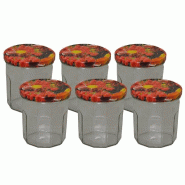 BOUCHONNERIE JOCONDI Pack 6 confituriers 324 ml Fruits - 035-1059541