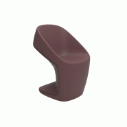 Chaise Design in & out UFO - grenat