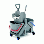 Chariot en polypropylène 2x15L avec presse à machoire - ONEFRED - DME - 8053342056527