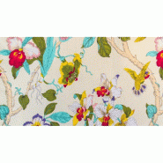 Chemin de table lin colonial 28cm x 3m