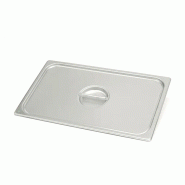 DBMARK - GXL13000-304 -Couvercle hermétique avec joint périphérique pour récipient GN 1/3 - 0.8mm S/S304 - gris inox GXL13000-304