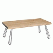 Décoshop26 - Table basse design industriel bois et fer 120 x 60 cm 04_0008440 - 3000262565849 Décoshop26 - Table basse design industriel bois et fer 120 x 60 cm 04_0008440 - 3000262565849