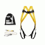 Harnais de sécurité absorbeur de chocs 2 mètres Polyester VITO - jaune 5604612702816 Harnais de sécurité absorbeur de chocs 2 mètres Polyester VITO - jaune 5604612702816