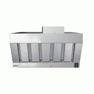 Hotte à condensation à eau inox 532 mm pour four Venix - PORIMWF1