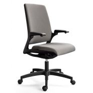 Maxo - chaise de bureau - sitis - roulettes design noires