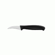 METRO PROFESSIONAL Couteau à éplucher Utility knives, acier inoxydable, 7.5 cm, noir, 3 unités - noir inox 4067373640901
