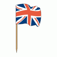 Petit drapeau UK bois 4x3/6,5cm - par 144