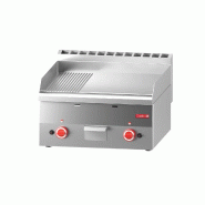 Plancha gaz plaque demi lisse demi rainurée 60/60ftrg - PGN025