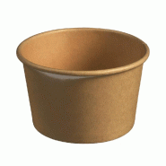 Pot carton kraft 105ml Ø7x4,1cm - par 1000