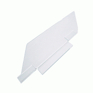 Schneider - Séparation de comptoir en acrylique PMMA, largeur : 700 mm, hauteur : 170 mm, transparent - transparent plastique 172700