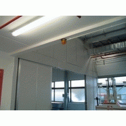 Cloison acoustique industrielle
