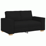 VidaXL Canapé 2 places Noir 160x78x84 cm Tissu Modèle AbriPatio 27 - 8721158688811