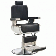 Vidaxl chaise de barbier noir 68x69x116 cm similicuir 110168