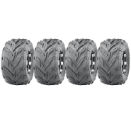 Pneu ATV 18x9.50-8 sur jante 100mm PCD à quatre crampons, Dirt trail E marked (Lot de 4) Pneu ATV 18x9.50-8 sur jante 100mm PCD à quatre crampons, Dirt trail E marked (Lot de 4)