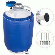 20l l'azote liquide ln2 cryogénique réservoir d'azote lab equipment cryogenics - vevor