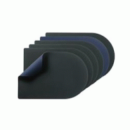 Bjorn Set de table rectangovale réversible - 6 pièces - Cuir recyclé bleu nuit et gris anthracite - multicolore 3701488308233 Bjorn Set de table rectangovale réversible - 6 pièces - Cuir recyclé bleu nuit et gris anthracite - multicolore 3701488308233