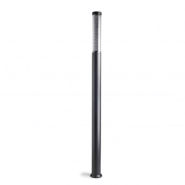 Borne extérieur maxima-plus ip55- ik08- 80 w - anthracite - hauteur 2480 mm- 3000k - 5720 lumens - 5611