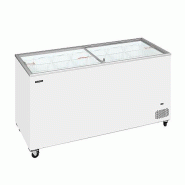 Congélateur coffre avec couvercles coulissants vitrés plats - 430 L | Tefcold - IC501SC
