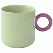 EASY LIFE Coffret mug 35 cl Vert & Violet - Creative - vert porcelaine 035-1220495