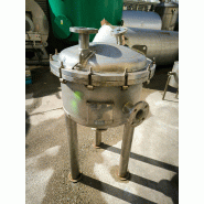 Filtre en acier inoxydable à plateau simple 0,18 m2 - référence                        :                         c13432