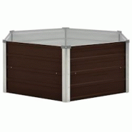 Helloshop26 - Jardinière surélevée marron 129 x 129 x 46 cm acier galvanisé 02_0000858 - 3000071931538 Helloshop26 - Jardinière surélevée marron 129 x 129 x 46 cm acier galvanisé 02_0000858 - 3000071931538