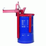 Manipulateur de fût pivotant - 1670 mm x 710 mm x 655 mm - 300 kg - Fabrication française