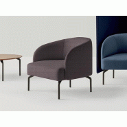 Fauteuil Lounge 4 pieds métal Kern par Inclass Fauteuil Lounge 4 pieds métal Kern par Inclass