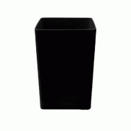PLAST'UP ROTOMOULAGE Pot de fleur carré suerte 109l - NOIR - noir plastique 0750122554522