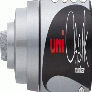 Uni-ball Marqueur craie Chalk Marker, pointe biseau de 8 mm, encre argent - 186411