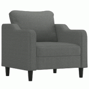 VidaXL Fauteuil Gris foncé 60 cm Tissu Modèle Aero Panorama Sud - Matériau naturel 359344