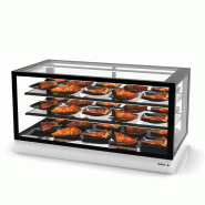 Vitrine chauffante INTEGRA à poser - Chaleur sèche - 1200 mm - H650 - IN120-60C | Sayl Barcelona