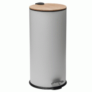 WellHome Exclusive S - poubelle 30L de couleur blanche - blanc multi-matériau CH2199