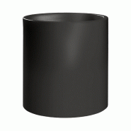 WellHome - Pot de fleurs modèle « Collection Agila » Ø39x40cm coloris anthracite - gris plastique WH13624