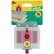 Wolfcraft scie cloche 76 mm bi-métal rouge 432094