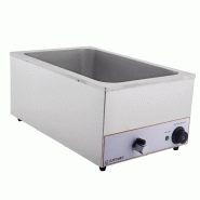 Bain marie en inox GN1/1 avec robinet de vidange Cuistance