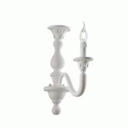 Bonetti Illumina Lucca Applique Murale En Bois Blanc Shabby 1 Lumière .13 P.26 Bl271-Ap1-Bco - blanc 8050713218348