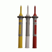 CHAUVIN ARNOUX - Jeu de 3 pointes de touche - Rouge, Blanche, Jaune - 1000V CAT IV