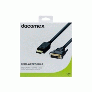 Dacomex cordon displayport 1.1 vers dvi-d - 1,8 m 199057